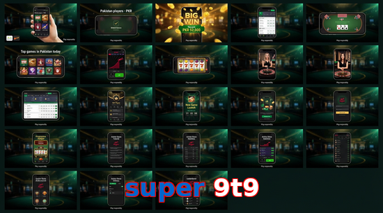 Main screen of Super 9t9 bet page for PK players